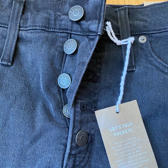 Madewell Black Jean Shorts - Picture 5 of 7